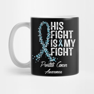 Prostate Cancer Awareness His Fight Is My Fight Mug